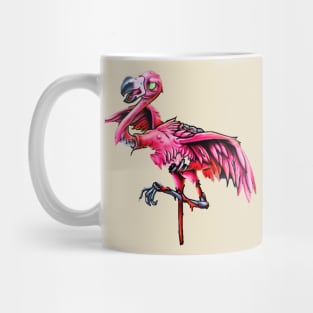 Death By Flamingo Records Flamingo Tee Mug